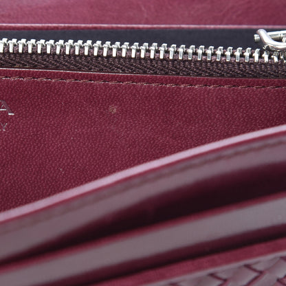Prada Goatskin Woven Continental Flap Wallet Ribes 8 of 11
