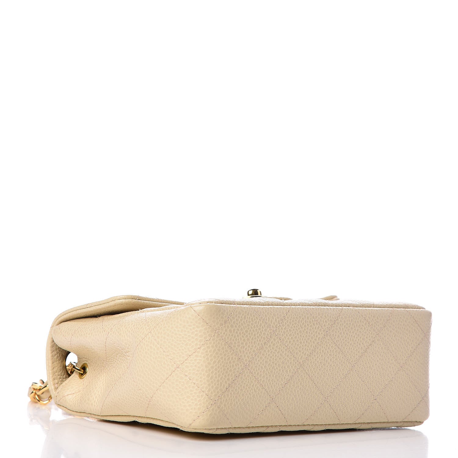 Chanel Caviar Quilted Mini Square Flap Light Beige 4 of 10