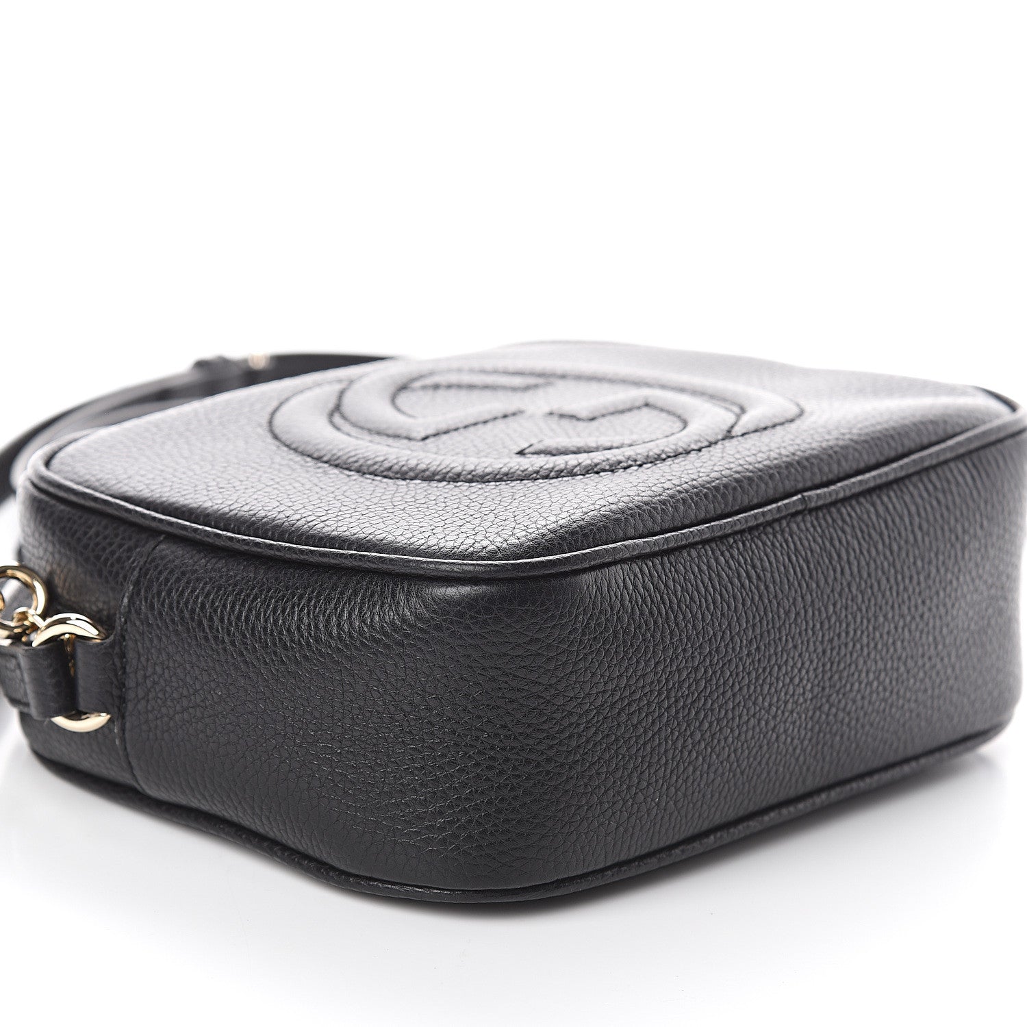 Gucci Pebbled Calfskin Small Soho Disco Bag Black 6 of 7