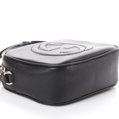 Gucci Pebbled Calfskin Small Soho Disco Bag Black 6 of 7
