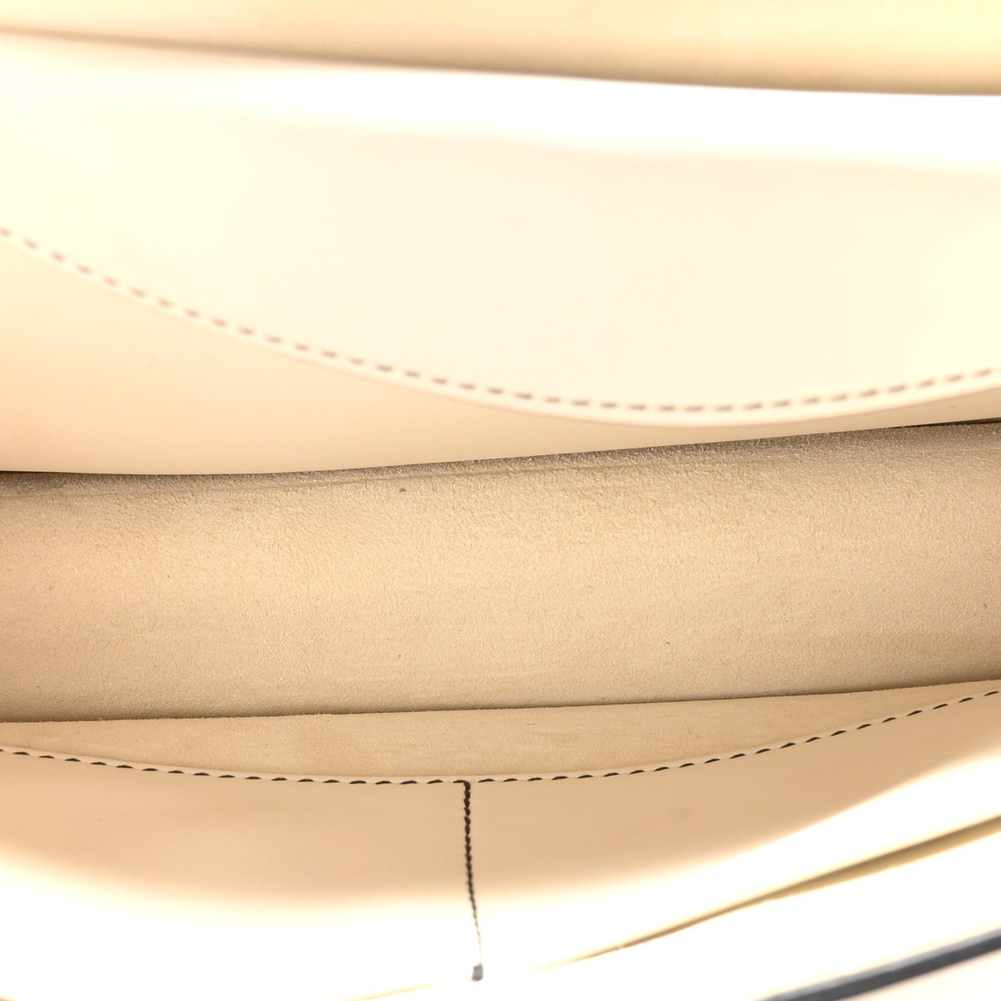 Calfskin J'Adior Chain Flap Bag Off White Off White