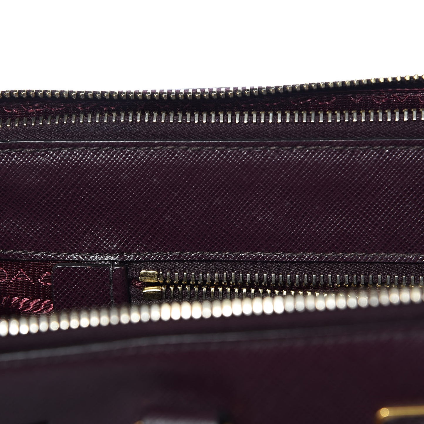 Saffiano Large Galleria Double Zip Tote Granato