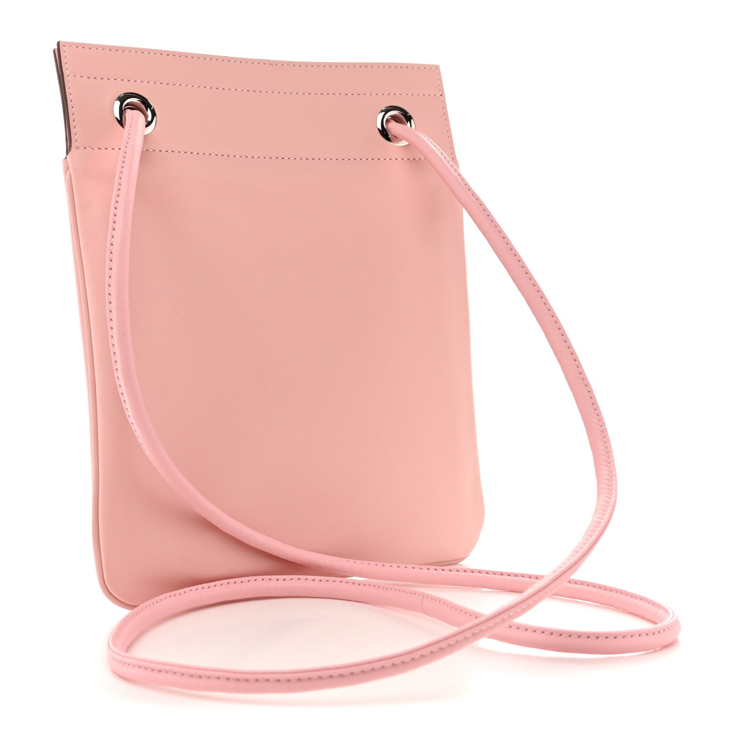 Hermes Milo Lambskin Swift Mini Aline Rose Sakura 2 of 10