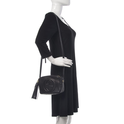 Gucci Pebbled Calfskin Small Soho Disco Bag Black 2 of 10