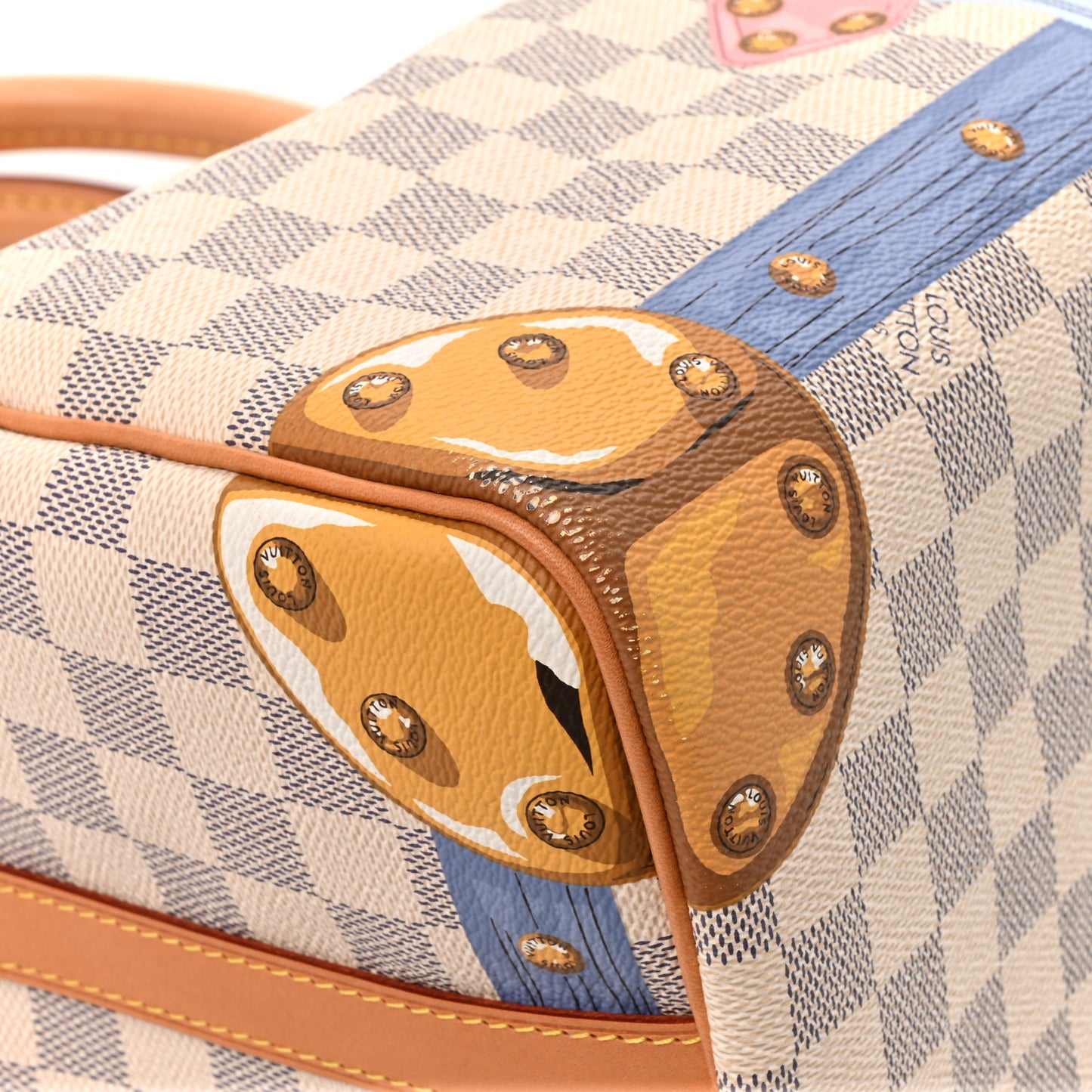 Damier Azur Summer Trunks Speedy Bandouliere 30