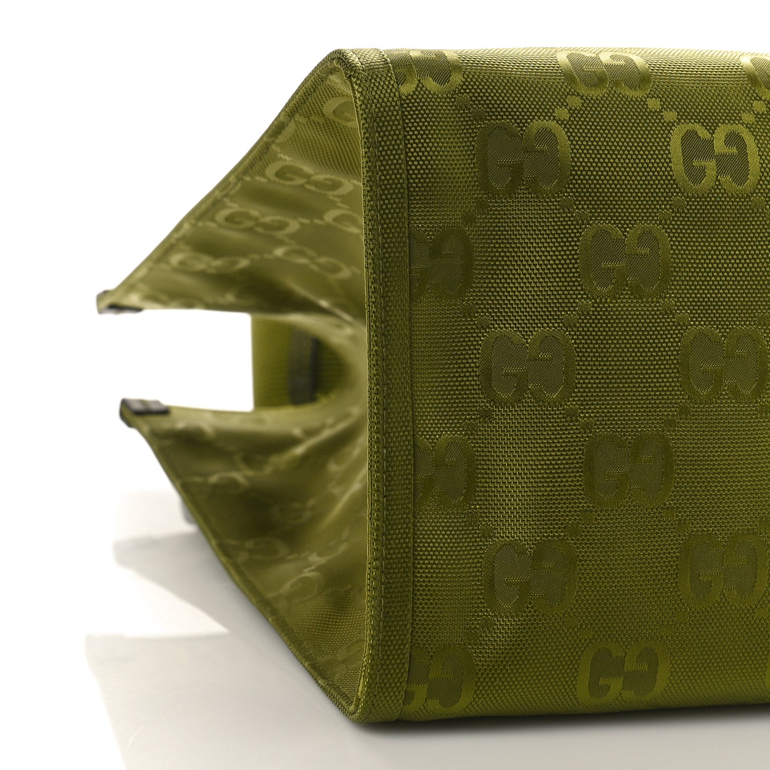 Gucci Econyl Nylon Monogram Large Off The Grid Tote Bag Juniper Green 7 of 8