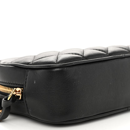 Versace Nappa Quilted La Medusa Camera Bag Black 8 of 9