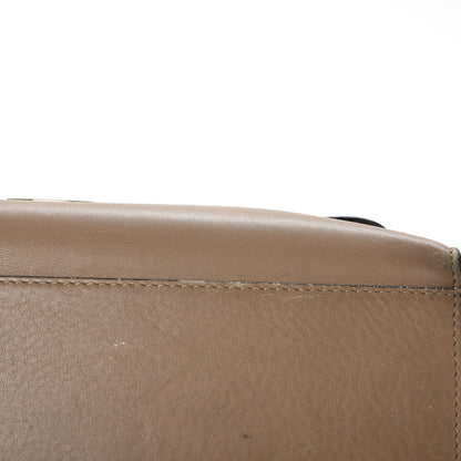 Celine Smooth Calfskin Suede Medium Tri-Color Trapeze Olive 17 of 31