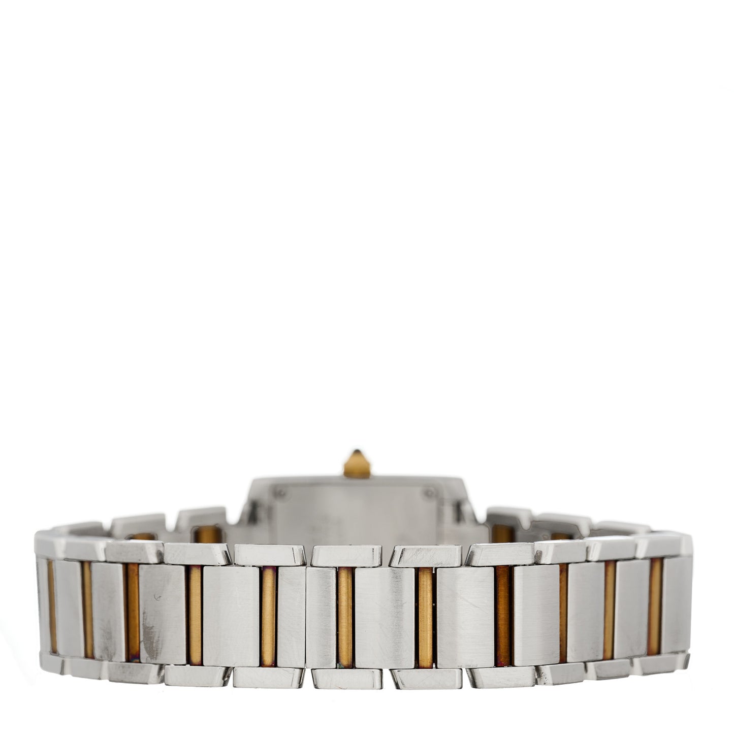 Stainless Steel 18K Yellow Gold 20mm Tank Francaise Quartz Watch