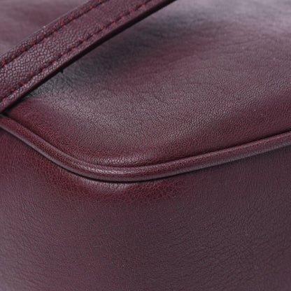 Saint Laurent Lambskin Monogram Lou Camera Bag Burgundy 11 of 14