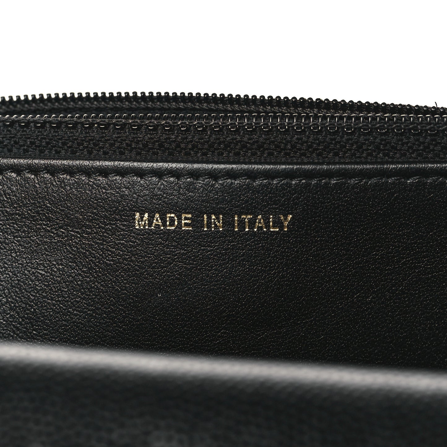 Caviar Quilted Coco First Wallet On Chain WOC Black