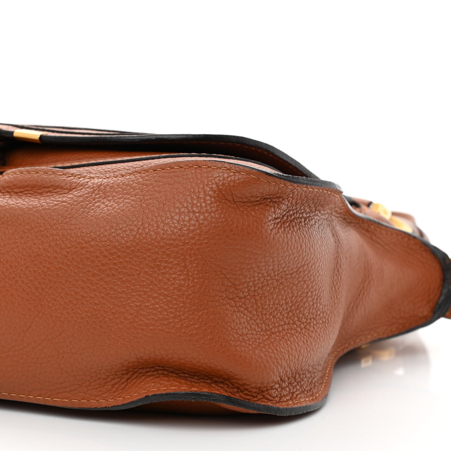 Calfskin Small Marcie Satchel Tan
