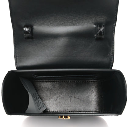 Versace Patent Crocodile Embossed Mini La Medusa Bag Black 5 of 9