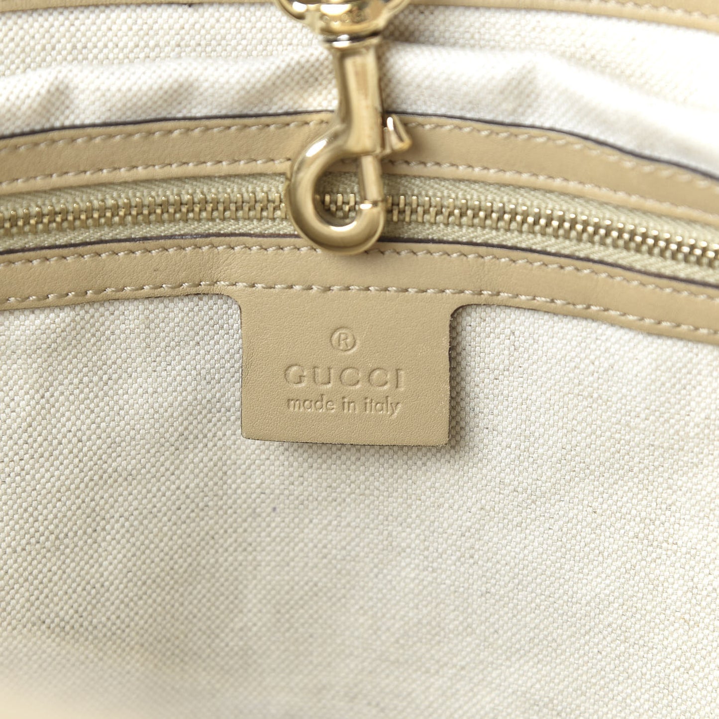 GG Supreme Monogram Medium Nice Tote Beige
