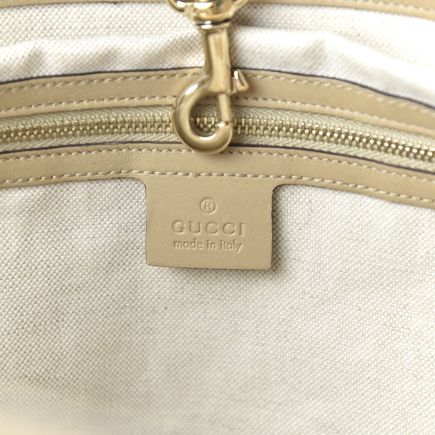 Gucci GG Supreme Monogram Medium Nice Tote Beige 8 of 10