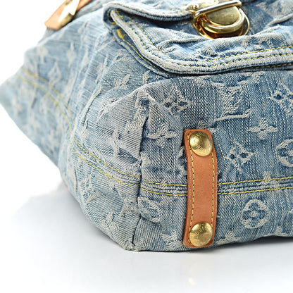 Louis Vuitton Denim Baggy GM Blue 10 of 14