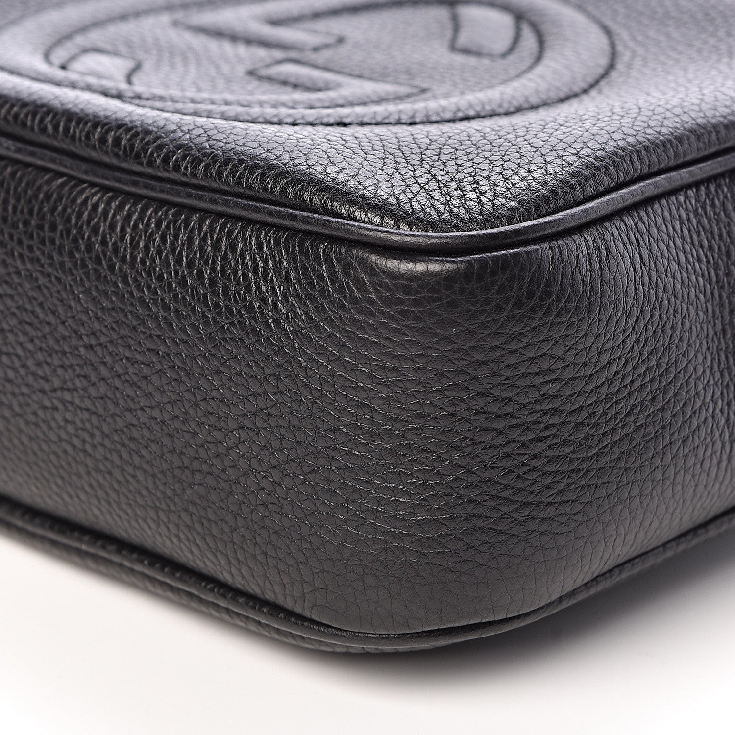 Gucci Pebbled Calfskin Small Soho Disco Bag Black 9 of 10