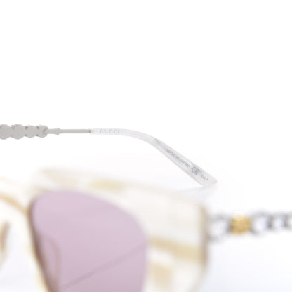 Gucci Crystal Embellished Cat Eye GG0641S Sunglasses White 6 of 7