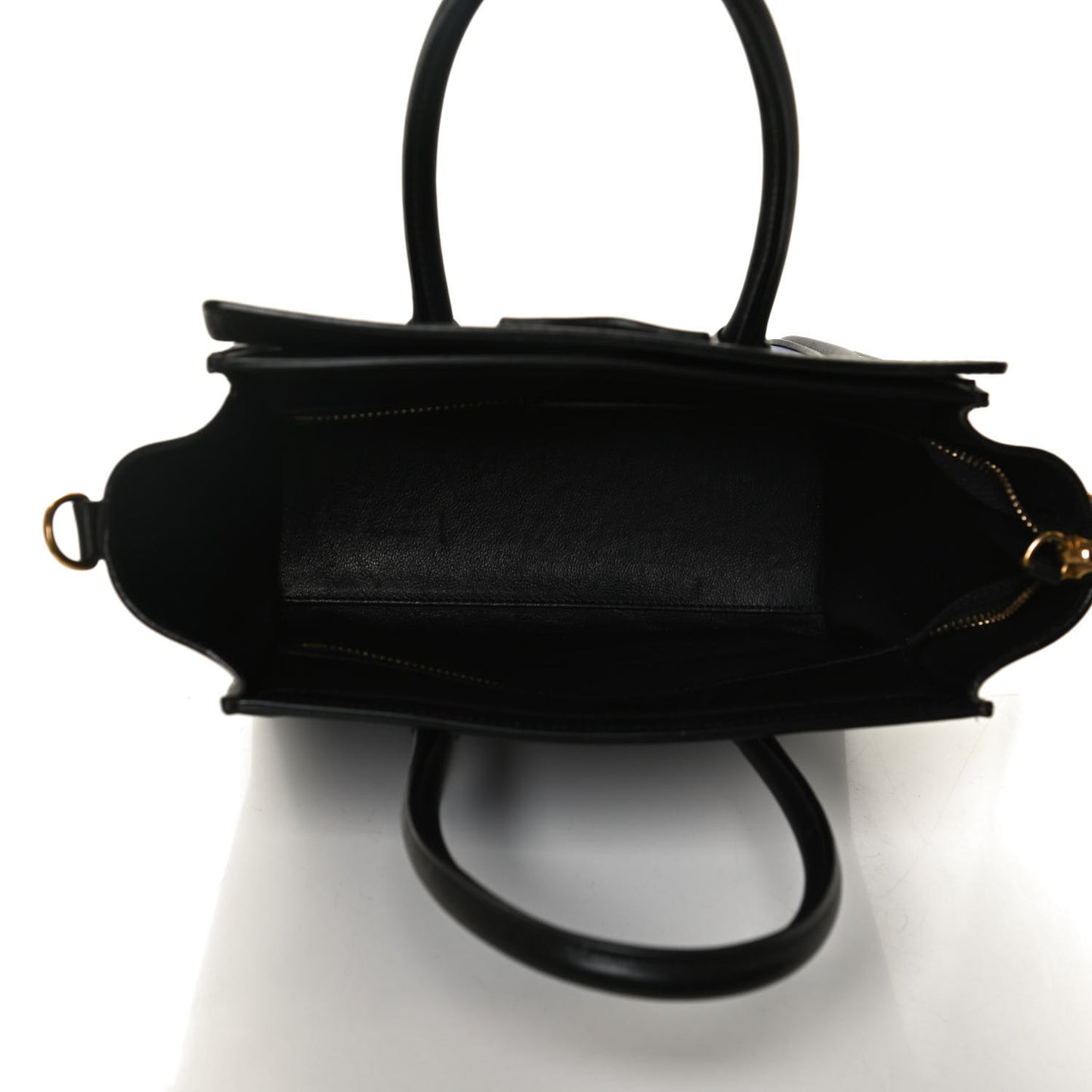 Smooth Calfskin Nano Tri-Color Luggage Indigo