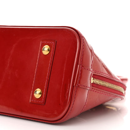 Louis Vuitton Vernis Alma BB Cherry 9 of 11