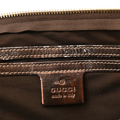 Gucci GG Supreme Monogram Medium Joy Boston Dark Brown Bronze 14 of 27