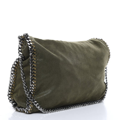 Stella McCartney Shaggy Deer Falabella Fold Over Tote Olive 3 of 9