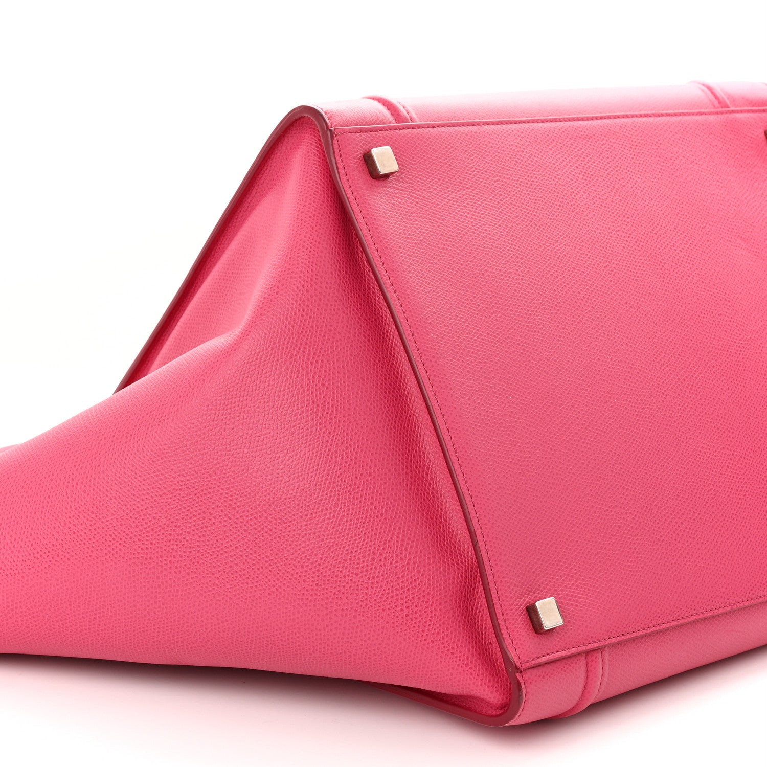 Celine Grained Calfskin Medium Phantom Luggage Fuchsia 10 of 14