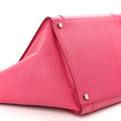 Celine Grained Calfskin Medium Phantom Luggage Fuchsia 10 of 14