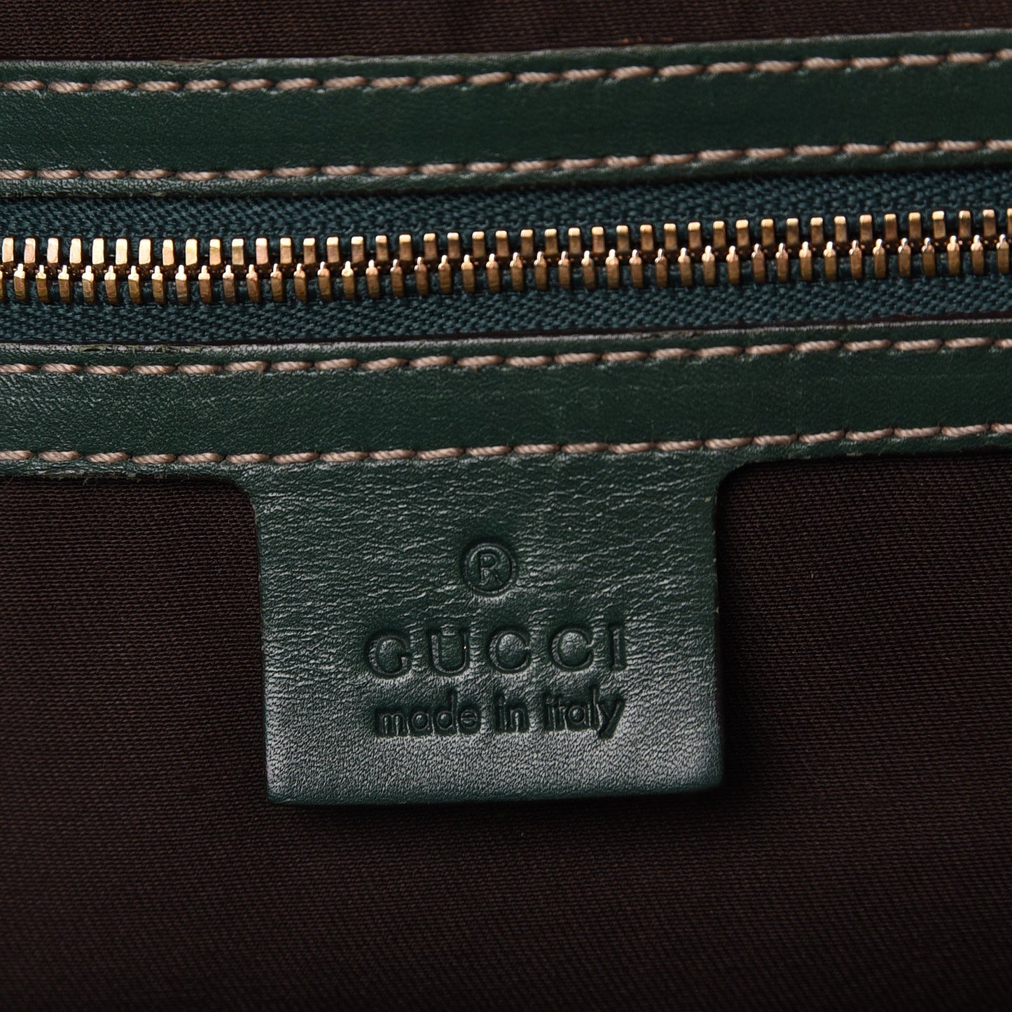 Calfskin Large Wave Boston Green