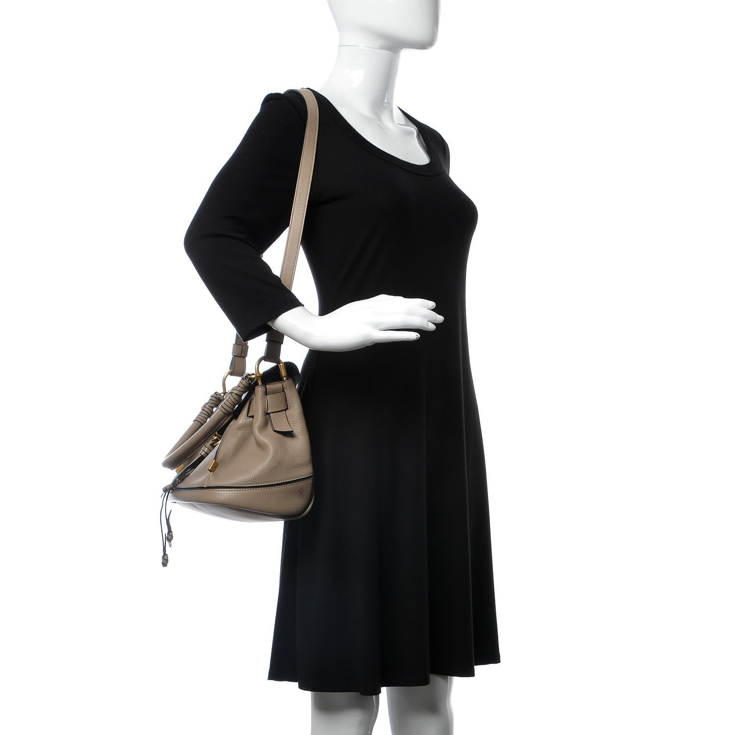 Chloe Suede Calfskin Small Owen Flap Bag Motty Grey 2 of 8