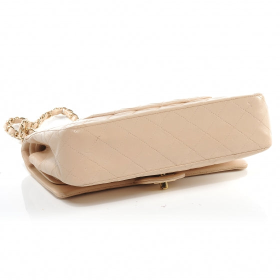 Chanel Lambskin Medium Double Flap Beige 4 of 8