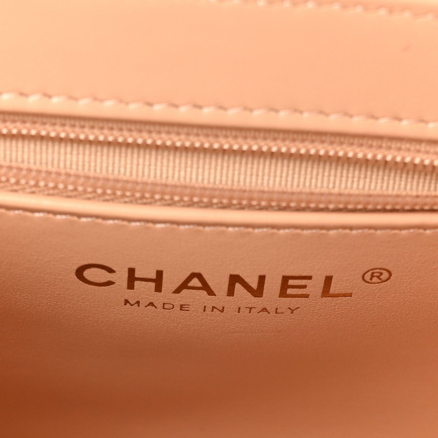 Chanel Shiny Aged Calfskin Quilted Nano Kelly Shopper Beige 6 of 9