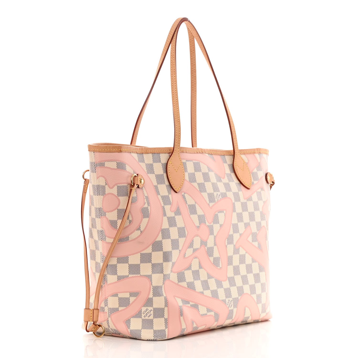 Louis Vuitton Damier Azur Tahitienne Neverfull MM 4 of 21