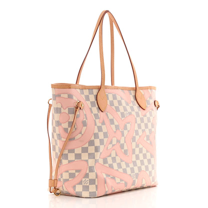 Louis Vuitton Damier Azur Tahitienne Neverfull MM 4 of 21