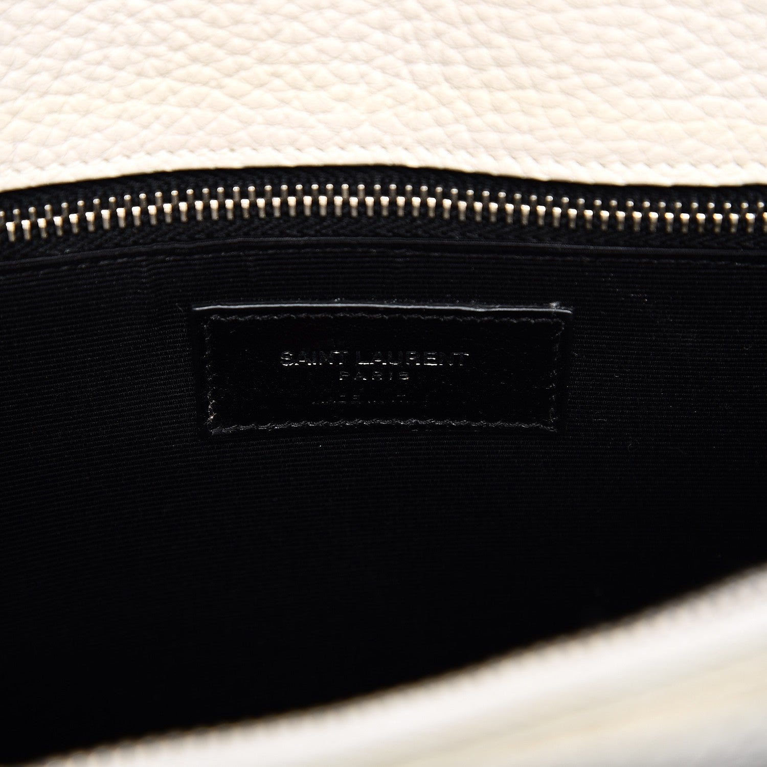 Saint Laurent Grained Calfskin Small Sac De Jour Dove White 7 of 20