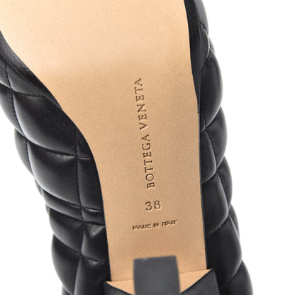 Bottega Veneta Nappa Matelasse Captoe Pumps 38 Black 6 of 7