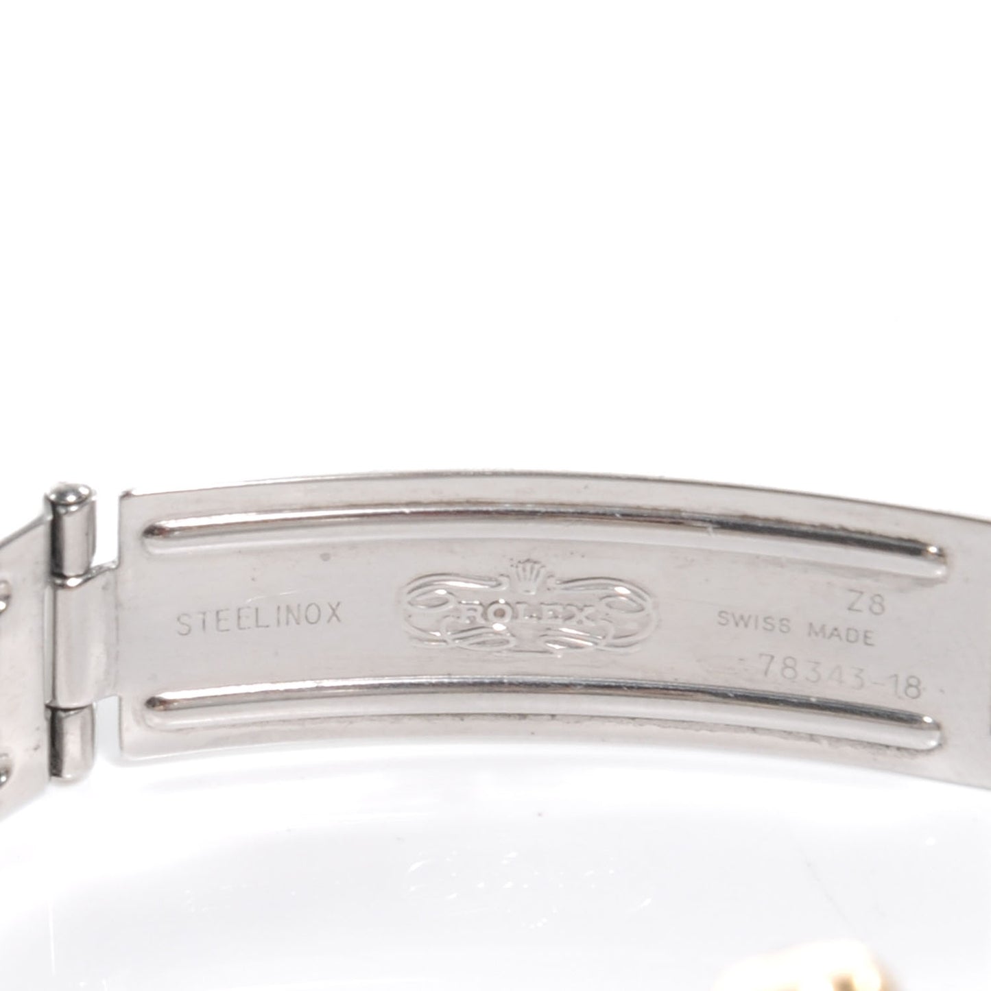 Stainless Steel 18K Yellow Gold 26mm Oyster Perpetual Datejust Watch White Roman 79173