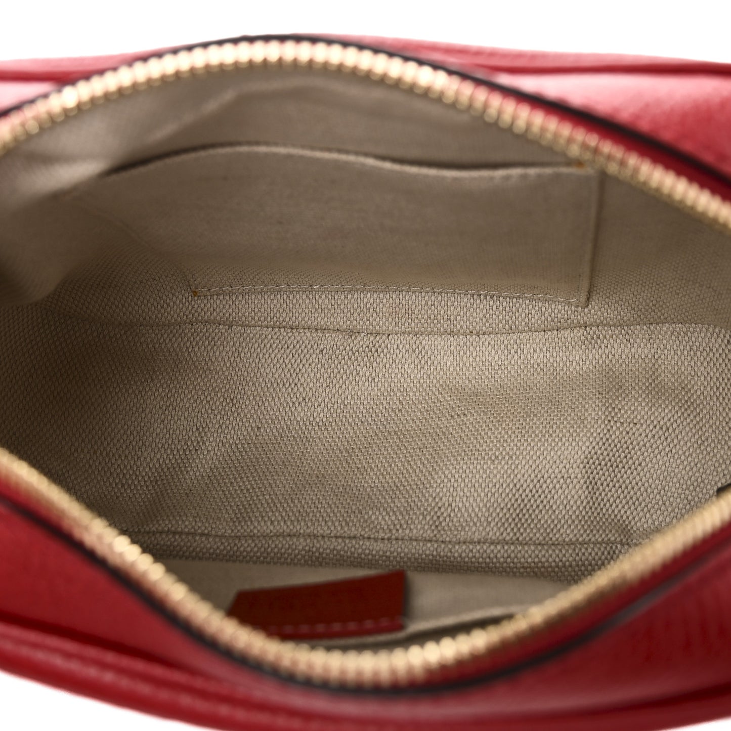 Pebbled Calfskin Small Soho Disco Bag Vibrant Red