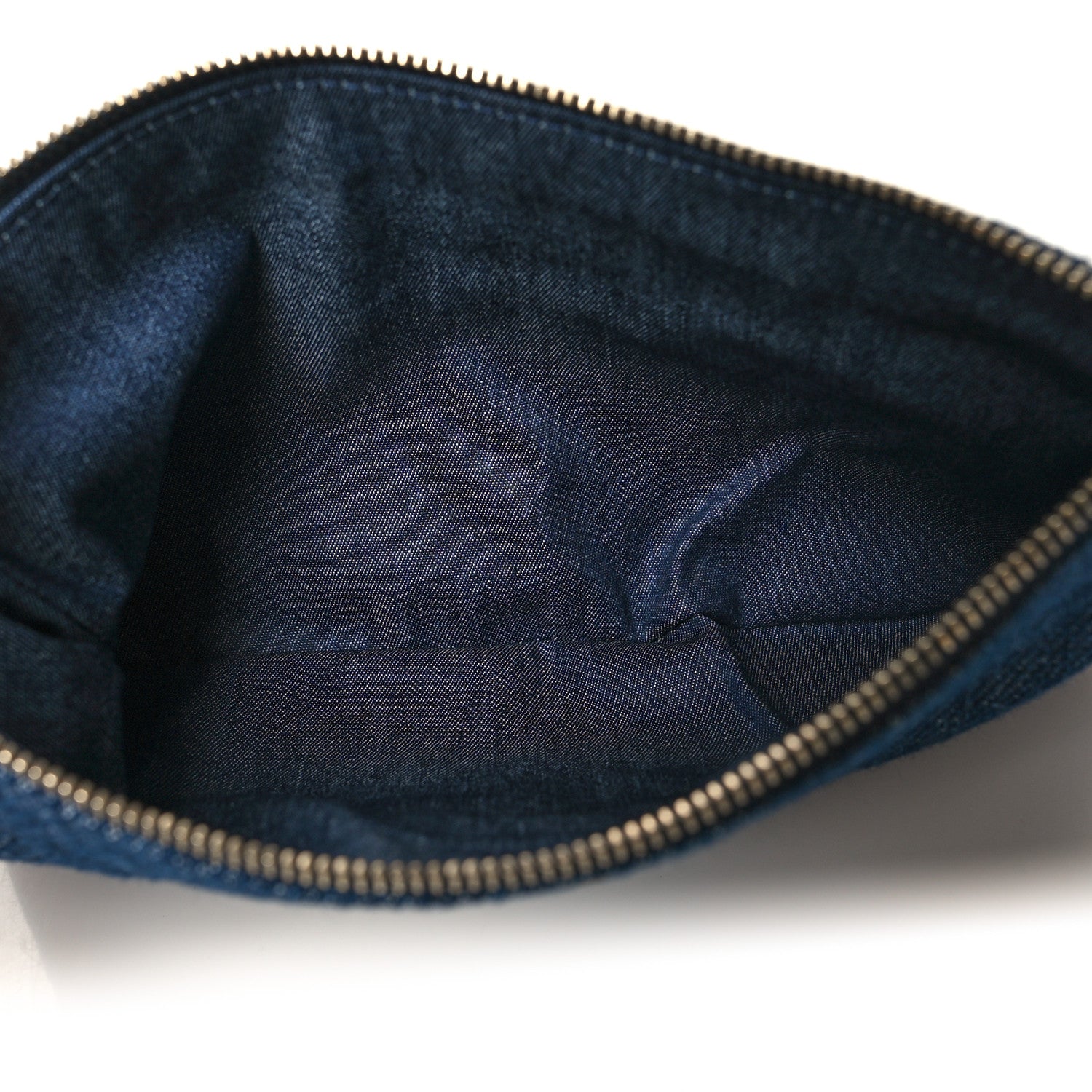 Chanel Denim Large Two Tone CC Shopping Tote Blue 7 of 12