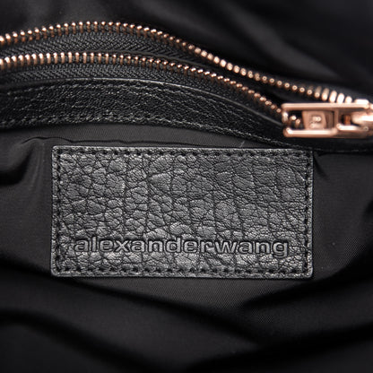 Alexander Wang Pebbled Lambskin Rockie Black Rose Gold Hardware 6 of 9