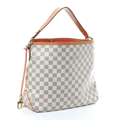 Louis Vuitton Damier Azur Delightful PM Pink 2 of 5