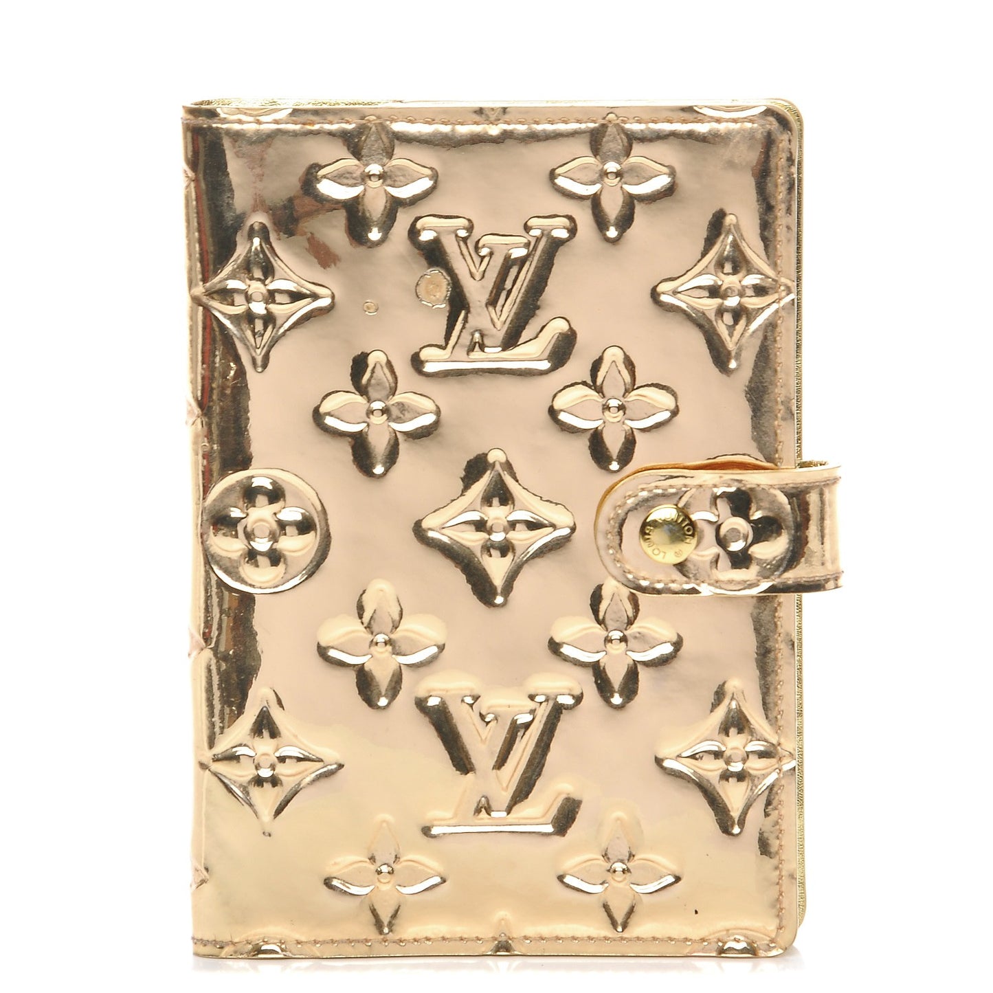 Monogram Miroir Small Ring Agenda Gold