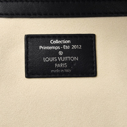 Louis Vuitton Calfskin Suship North South Speedy Navy White 6 of 8
