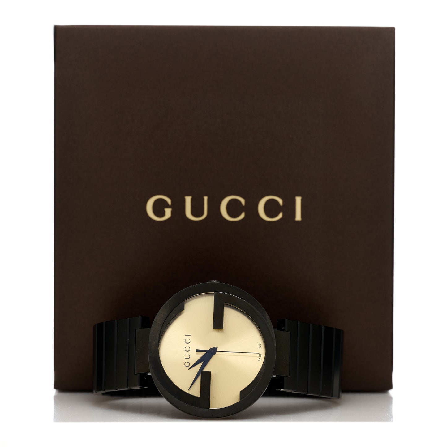 Stainless Steel 42mm Interlocking G Grammy Quartz Watch