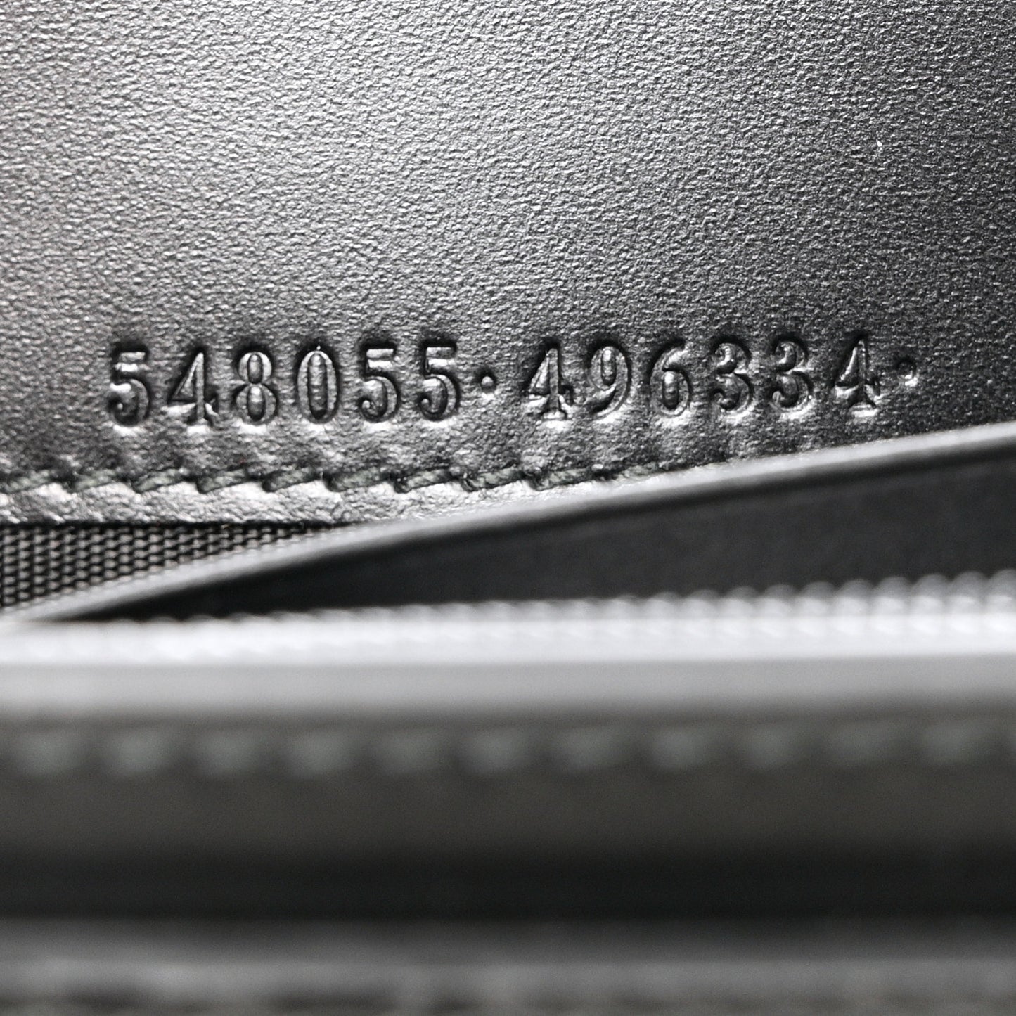 Guccissima Signature Crystal Cat Flap Wallet Black