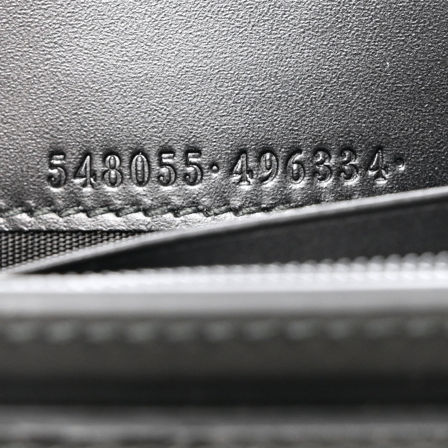 Gucci Guccissima Signature Crystal Cat Flap Wallet Black 8 of 9