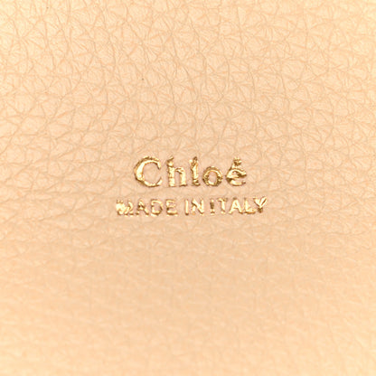 Chloe Shiny Grained Calfskin Medium Aby Day Shoulder Bag Blondie Beige 6 of 8