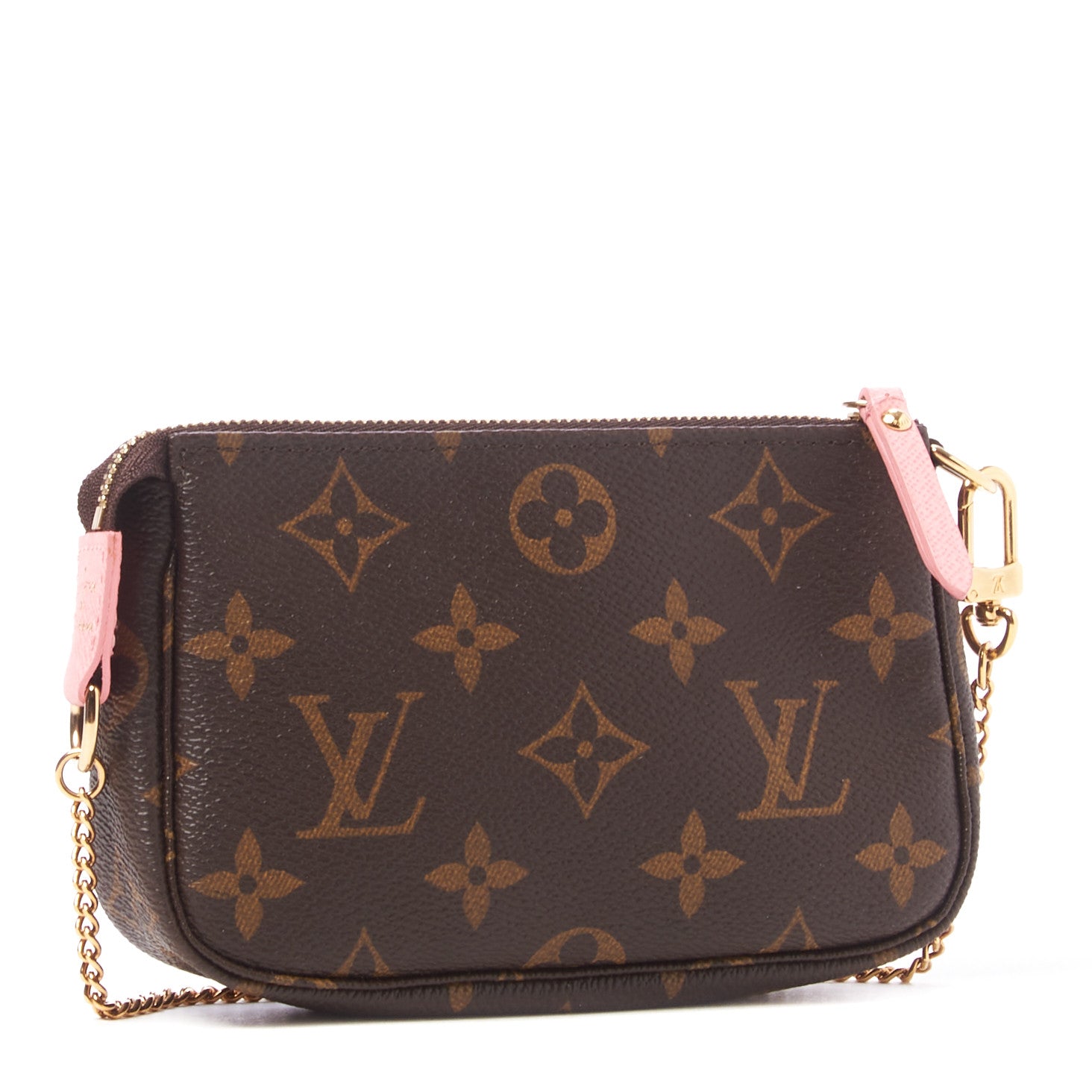 Louis Vuitton Monogram Illustre Mini Pochette Accessories Rose 3 of 9