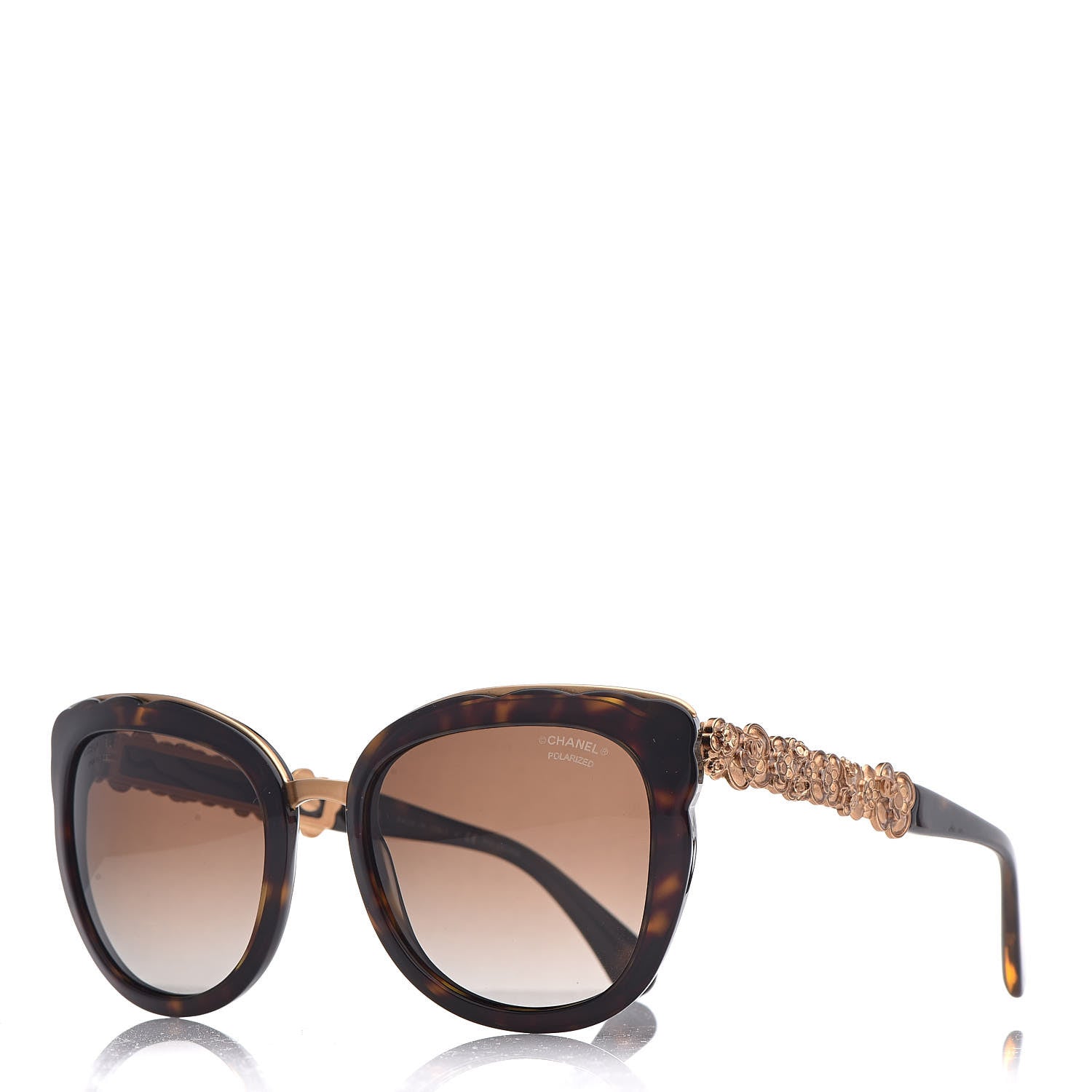 Chanel CHANELCC Butterfly Fall Sunglasses 5356 5356 Tortoise 1 of 8