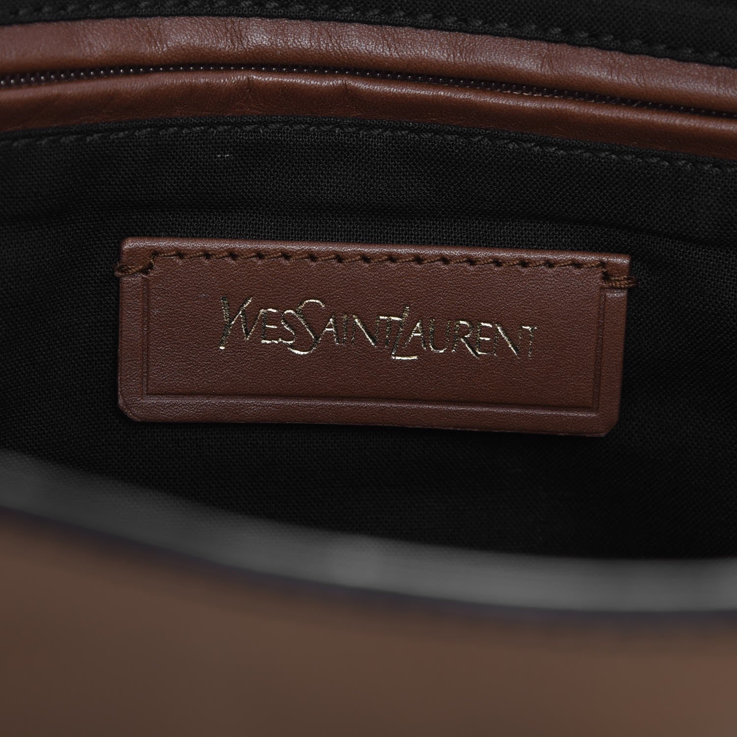 Saint Laurent Calfskin Medium Tri-color Cabas Chyc Navy Mushroom 6 of 13